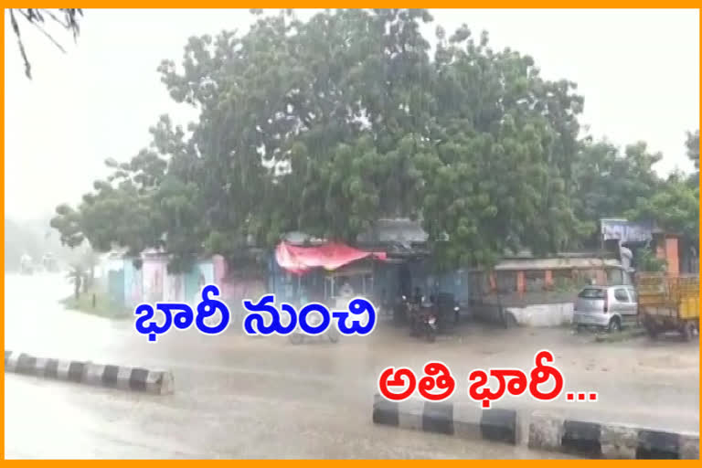 హెచ్చరిక : రాగల 24 గంటల్లో రాష్ట్ర వ్యాప్తంగా భారీ నుంచి అతిభారీ వర్షాలు