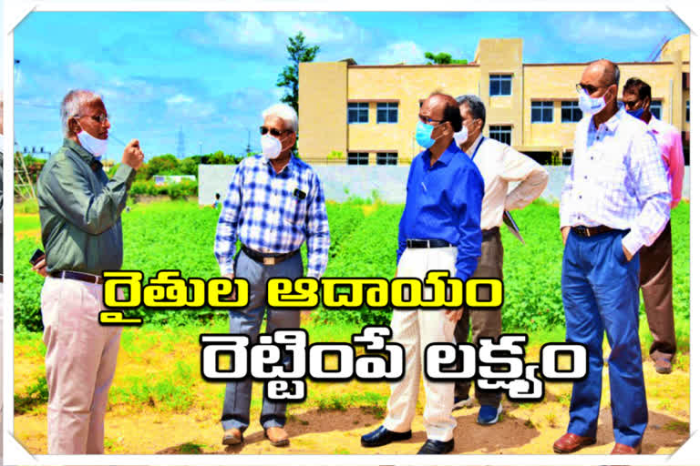 AGRI SECRETARY Dr. Janardhan Reddy visited Seed Research and Technology Center in rajedra nagar, hyderabad