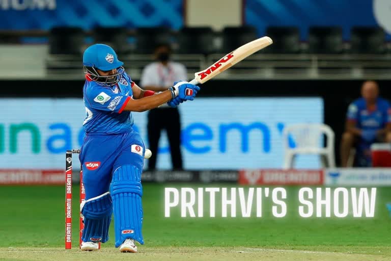 IPL 13: Prithvi Shaw shines as DC post 175/3 against CSK