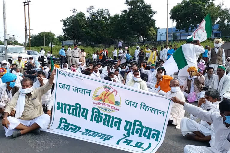 Farmers on the highway