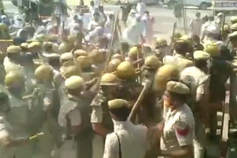 Protesting physical training instructors clash with police in Haryana's Charkhi Dadri