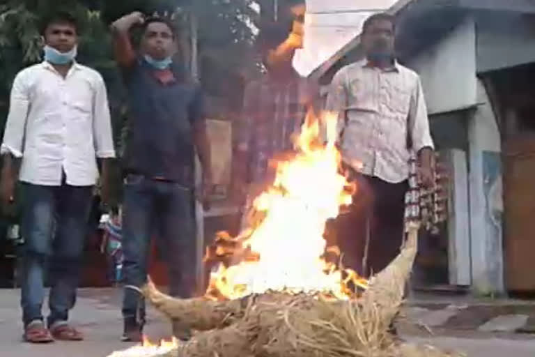 Student Liberation Struggle Committee and kmss protests in Golaghat