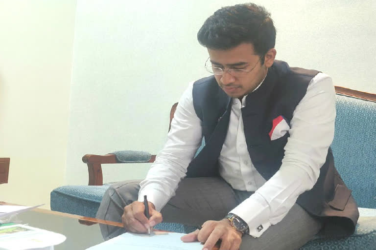 Tejasvi Surya appointed Yuva Morcha President