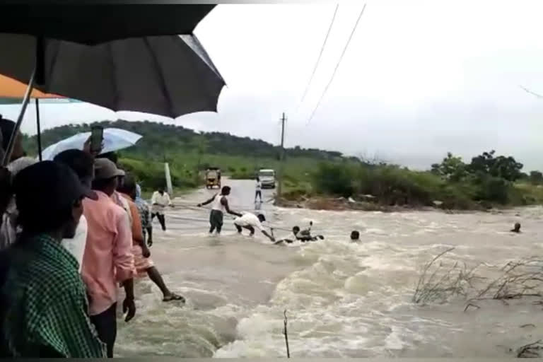 heavy rain fall at kollapur constituency in nagarkurnool