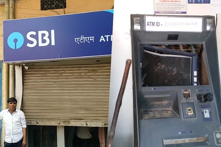miscreants tried to rob atm in gohana sonipat