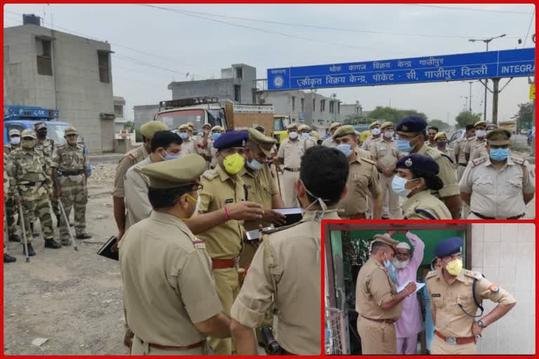 ghaziabad noida and delhi Police raided in khoda colony