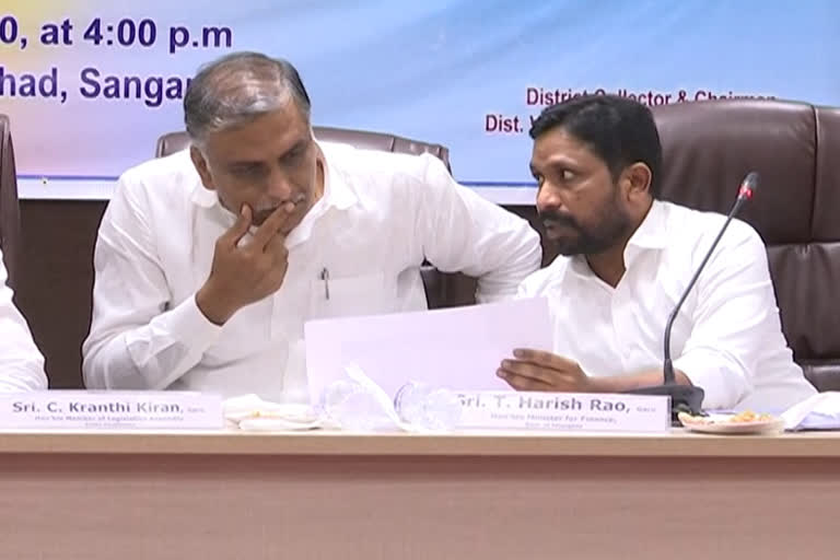 minister harish rao spoke on sc,st commission