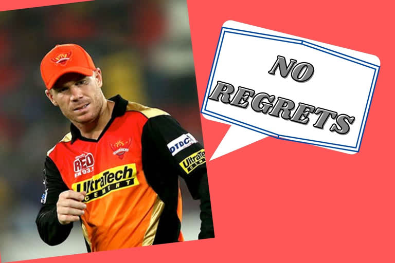 Warner defends his decision of batting first despite loss vs KKR