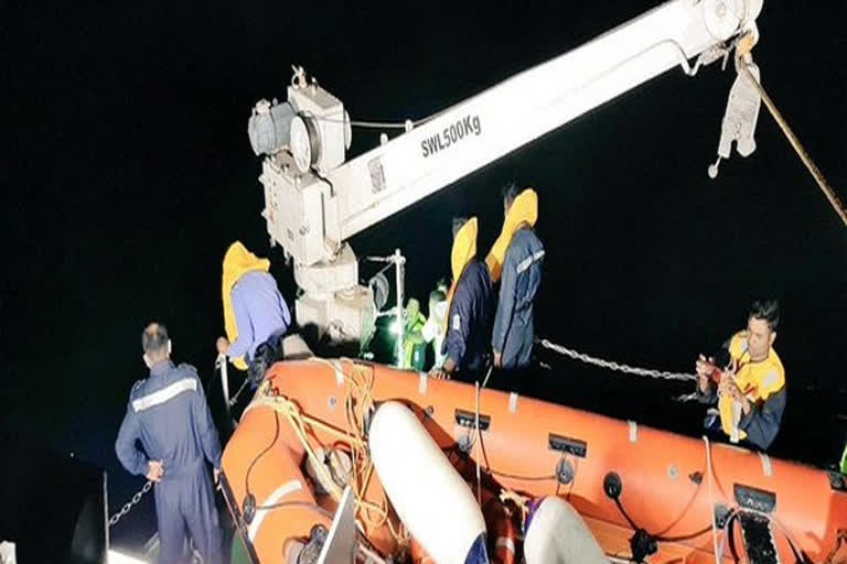 Coast Guard rescues 12 crew from sinking cargo vessel off Gujarat coast