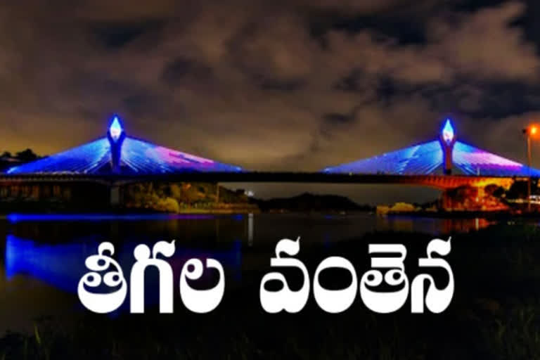 simfoni band on durgam cheruvu cable bridge in hyderabad