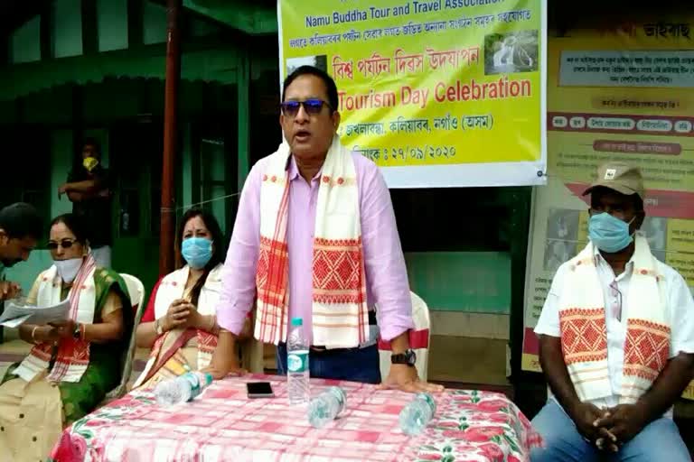 World Tourism Day celebration at Kaliabor nagaon assam etv bharat news