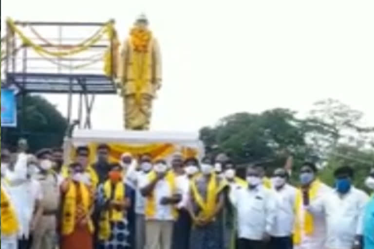 konda laxman bapuji birth anniversary celebrations in adilabad