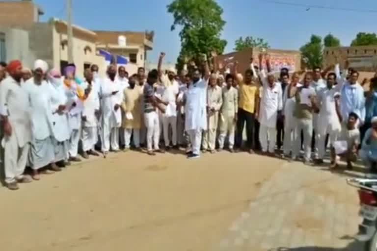 हनुमानगढ़ में कृषि कानून का विरोध, Opposition to agricultural law in Hanumangarh