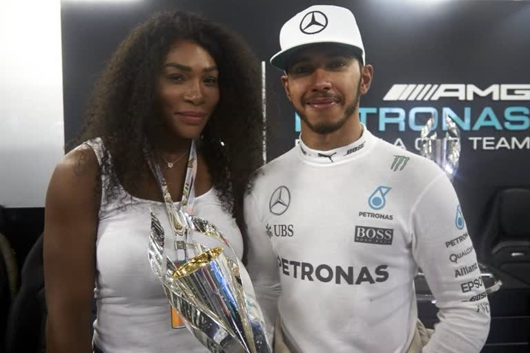 Lewis Hamilton and serena williams