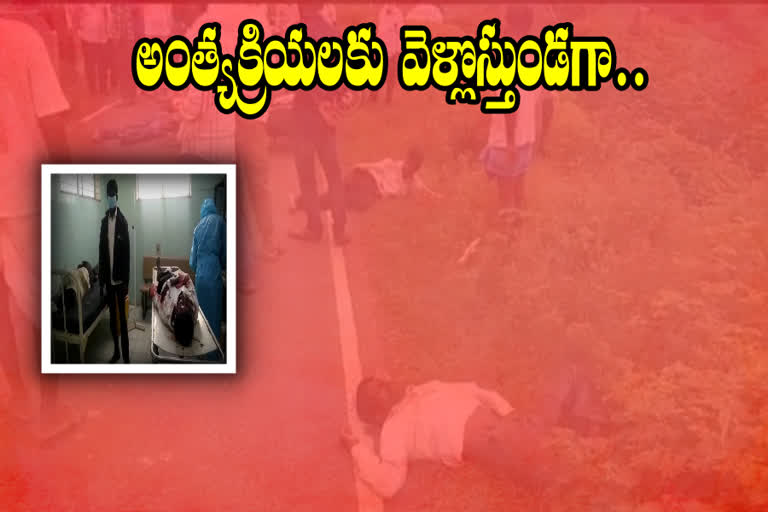 road accident at Dyacharam in vikarabad district one dead