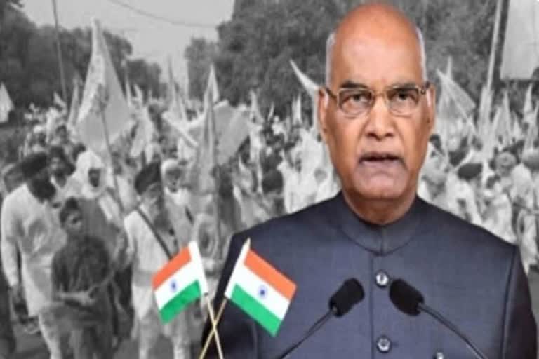 president ram nath kovind gives assent to three farm bills passed by the parliament