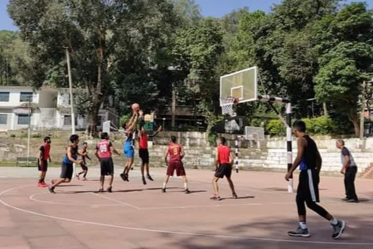 Basketball competition held in Senior Secondary School Sarkaghat