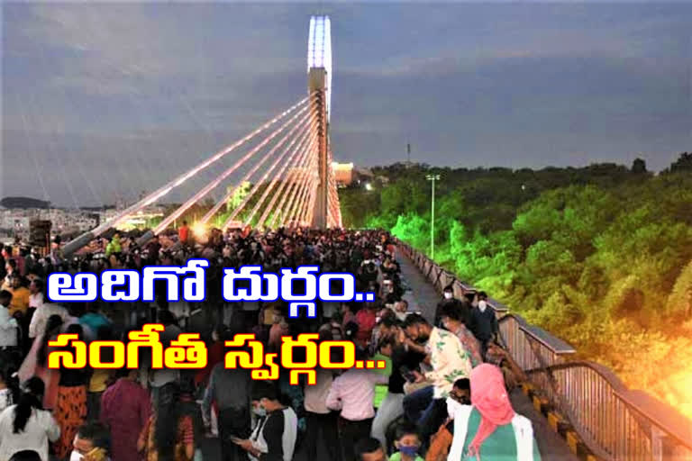 a-musical-show-that-impressed-the-people-on-durgamcheruvu-cable-bridge