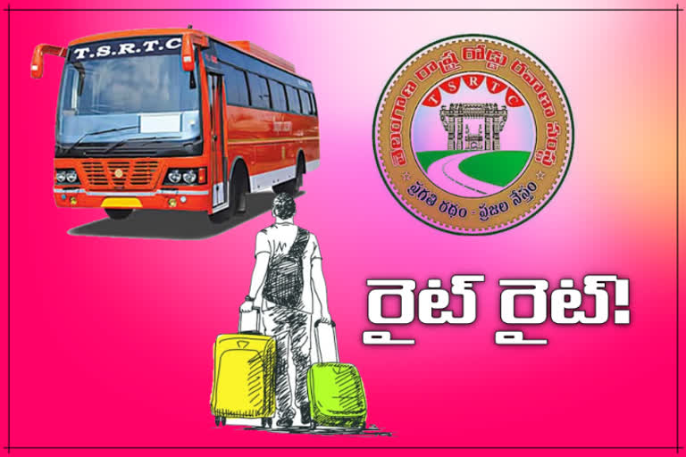 Interstate buses started in telangana