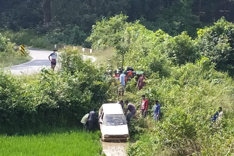 Accident on Paderu Ghat Road in visakha