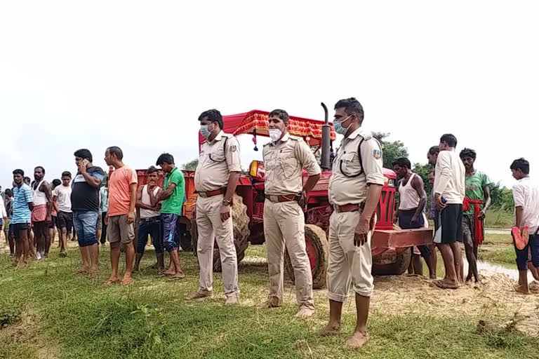 illegal sand lifting in deoghar