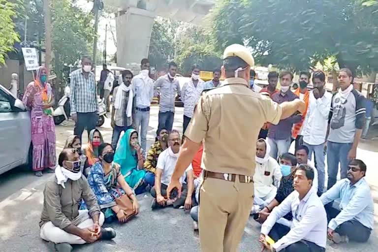 ब्यावर को जिला बनाने की मांग, जयपुर में धारा 144 का उल्लंघन, Demand to make Beawar a district