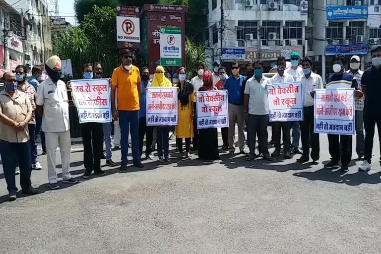 parents protest