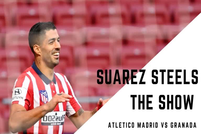 la liga: Luiz suarez helps wins Atletico Madrid 6-2