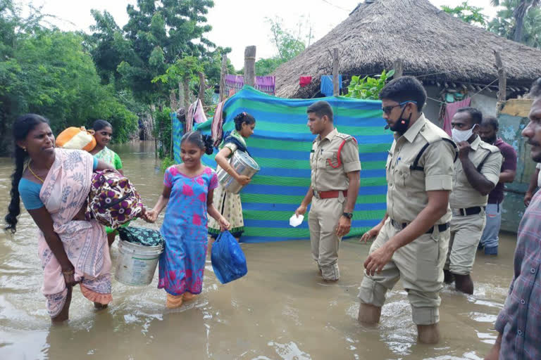 krishna river flods in guntur district