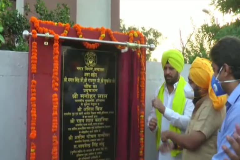 statue of Bhagat Singh Rajguru and Sukhdev inaugurated in Ambala