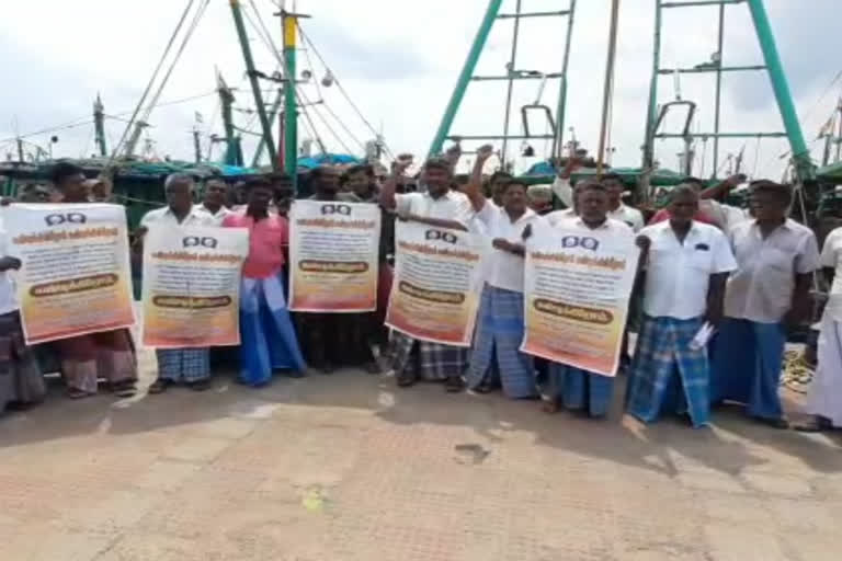 Fishermen protest