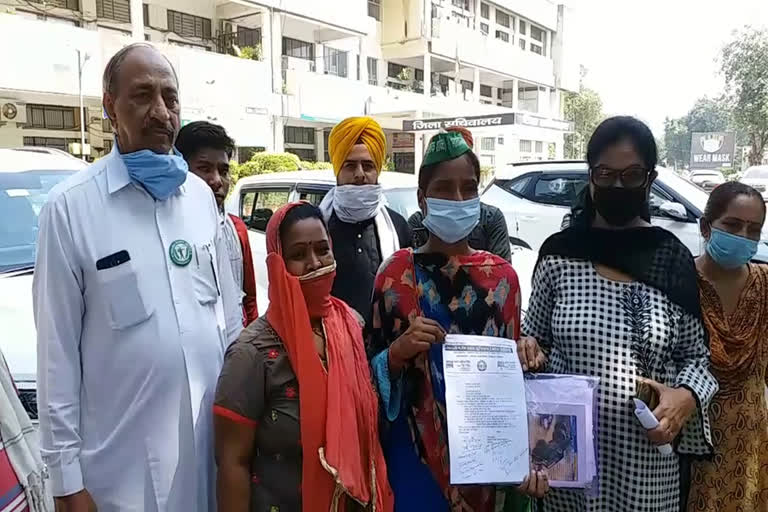 BKU Lok Shakti workers protest in yamunanagar