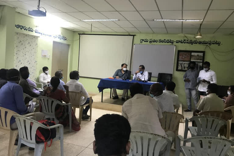 mla balaram review meeting