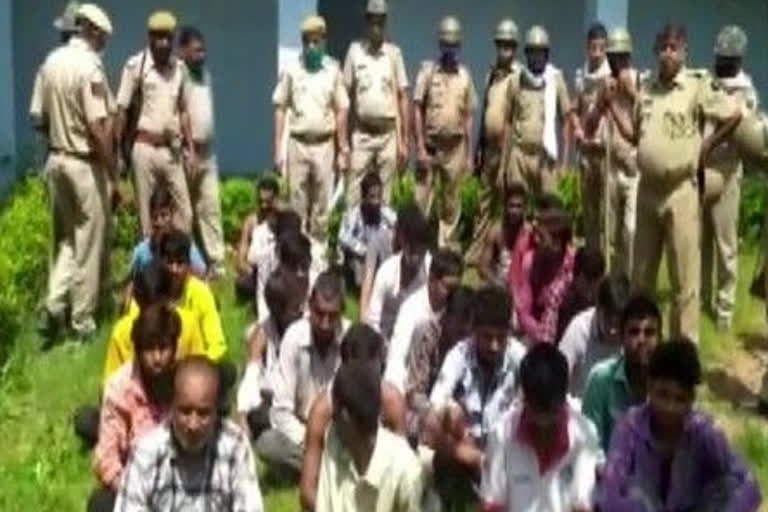 55 arrested in connection with Dungarpur violence  tribal communities blocked National Highway 8  vacant unreserved positions for teachers  demonstration demanding recruitment of reserved category  Dungarpur Police  Dungarpur violence  police clash with protestors in Rajasthan  ദുൻഗർപൂർ അക്രമം; 55 പേർ അറസ്റ്റില്‍  ദുൻഗർപൂർ അക്രമം  55 പേർ അറസ്റ്റില്‍  പൊലീസ്