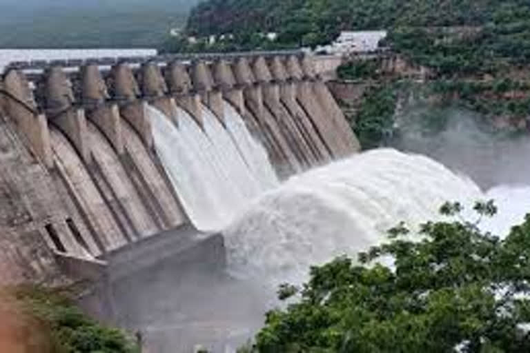 Srisailam Reservoir lifts 4 gates and releases water