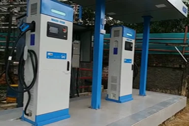 Electric vehicle charging station set up in Kollam