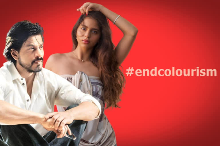 Suhana Vs SRK: Daughter bats for #endcolourism, father for fairness cream