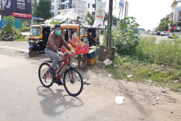 कोल्हापूर आयुक्तांचा सायकलवरून फेरफटका