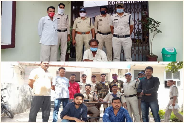 datia-and-neemuch-police-arrested-absconding-accused-in-separate-cases