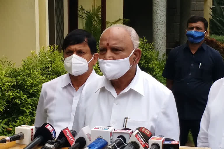 CM BS Yedyyurappa talks on Cabinet extension