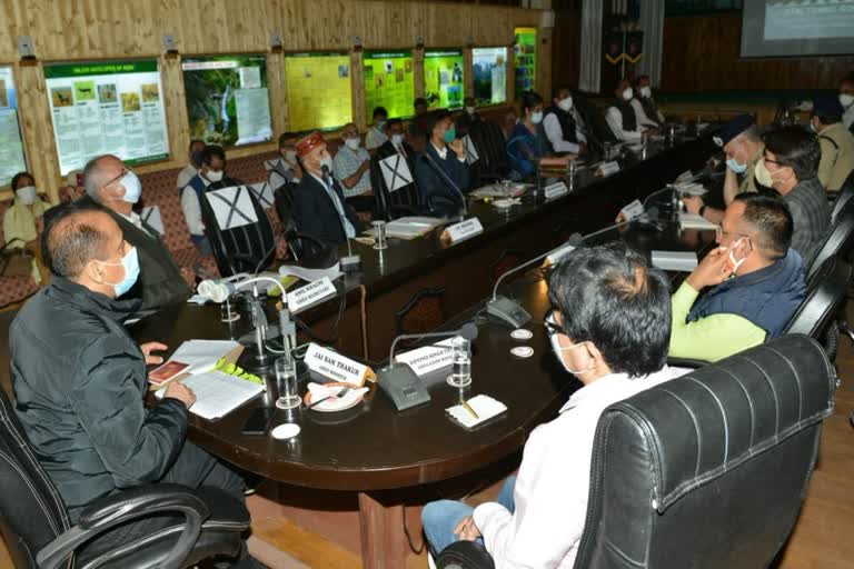 CM Jairam Thakur reviews the preparations for the inauguration ceremony of Atal Tunnel