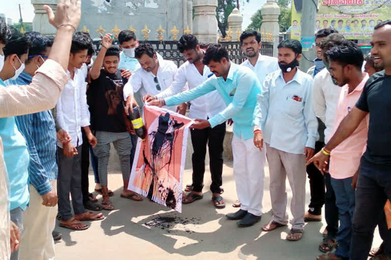 protest against uttarapradesh rape case