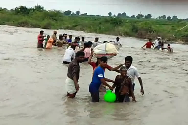 The villagers demand that the bridge be rebuilt