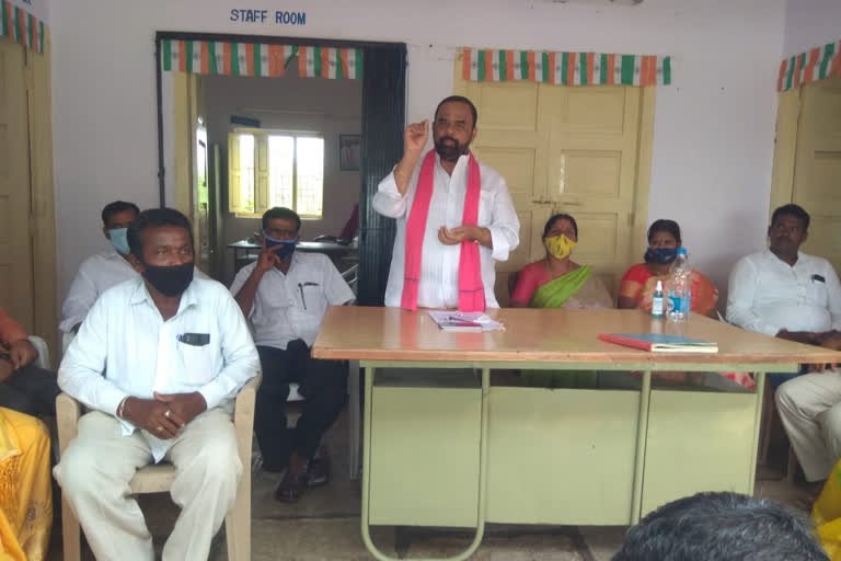 Yadadri Bhuvanagiri  DCCB Charman meeting in Vangapalli village