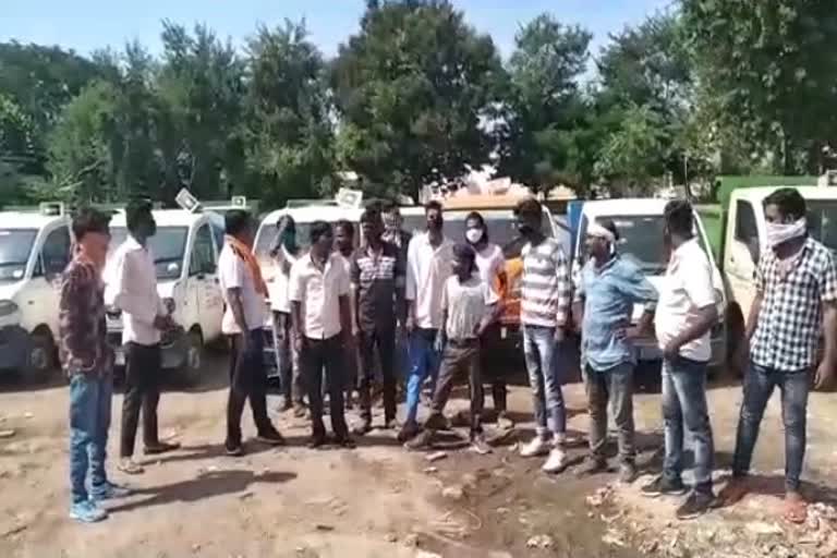 Tipper drivers strike, Kota waste collection system