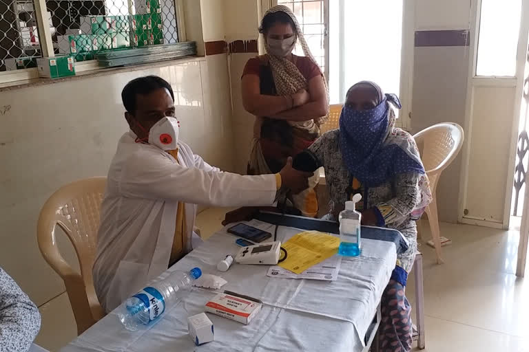 NCD camp organized in district hospital sheopur