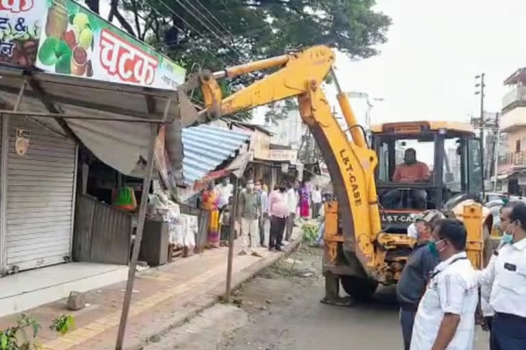 Sangli Municipal Encroachment Action