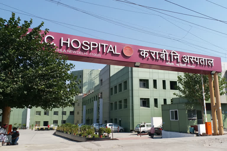 ESIC hospital built with landfill side in Okhla