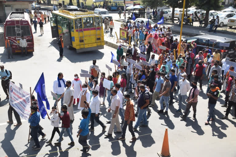 Samata dal protest in kullu