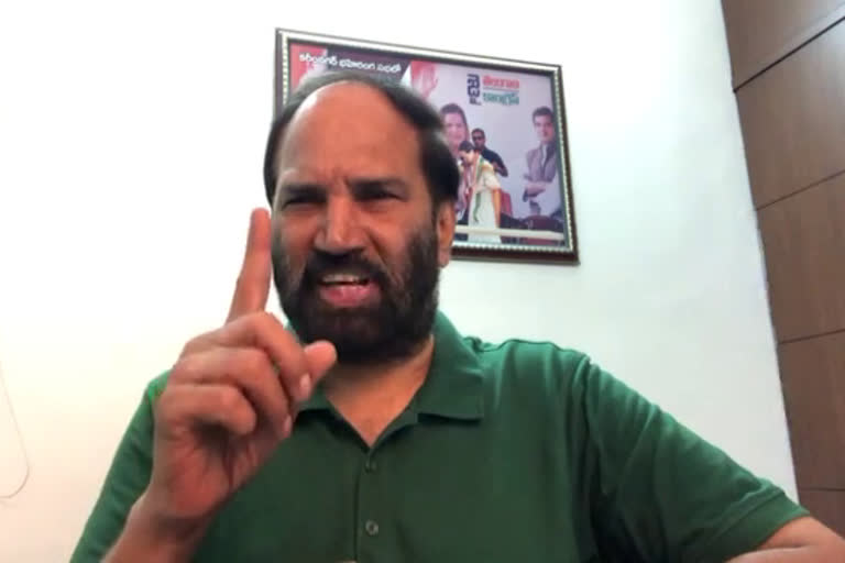 uttam kumar reddy fires on UP government police